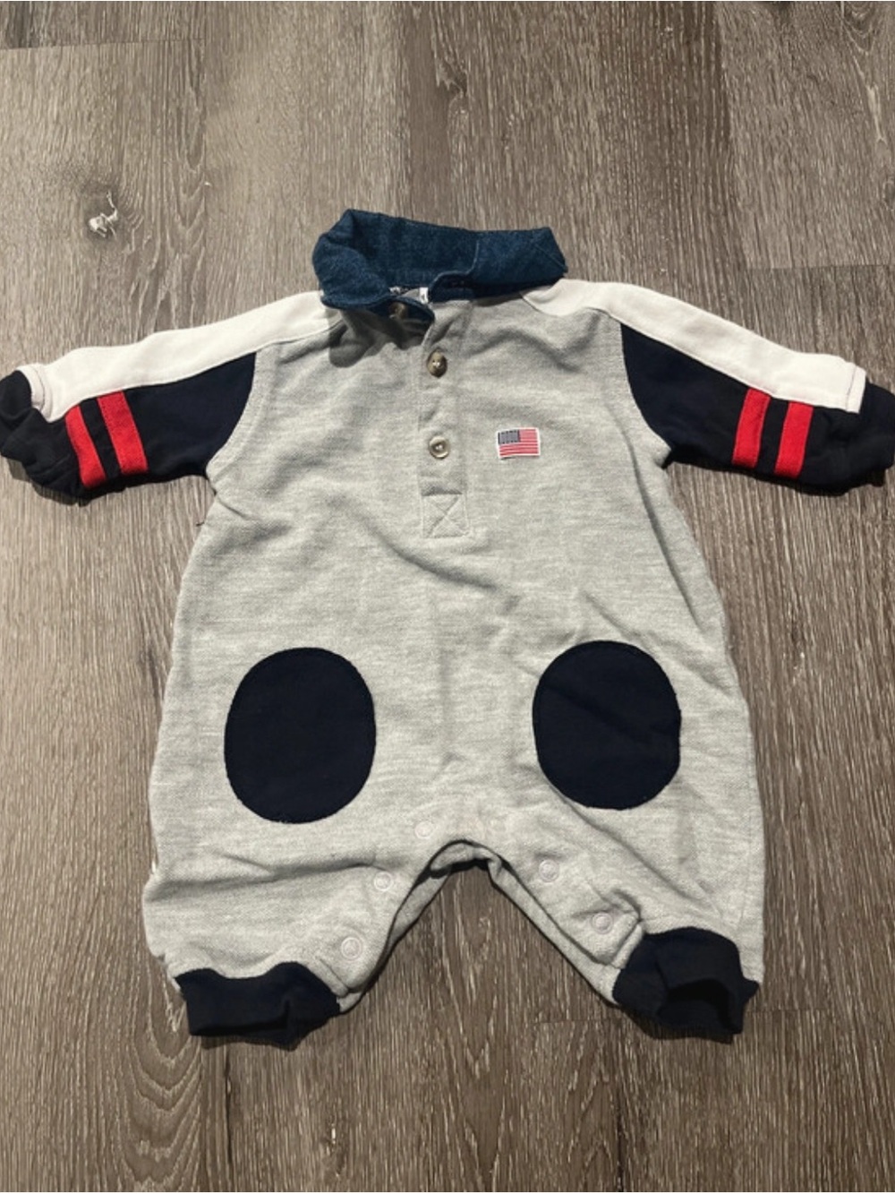 Vintage KRU Supplies USA Romper size 0-3 months